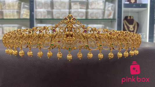 Beautiful Nakshi Lakshmi Waist Belt with Gold Balls
