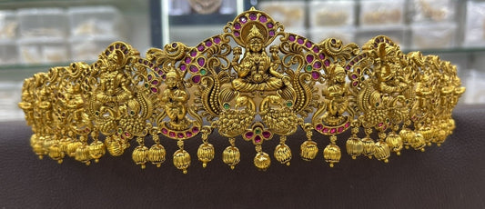 Beautiful ✨✨ Nakshi Waist Belt with Lakshmi Idol and High Quality
